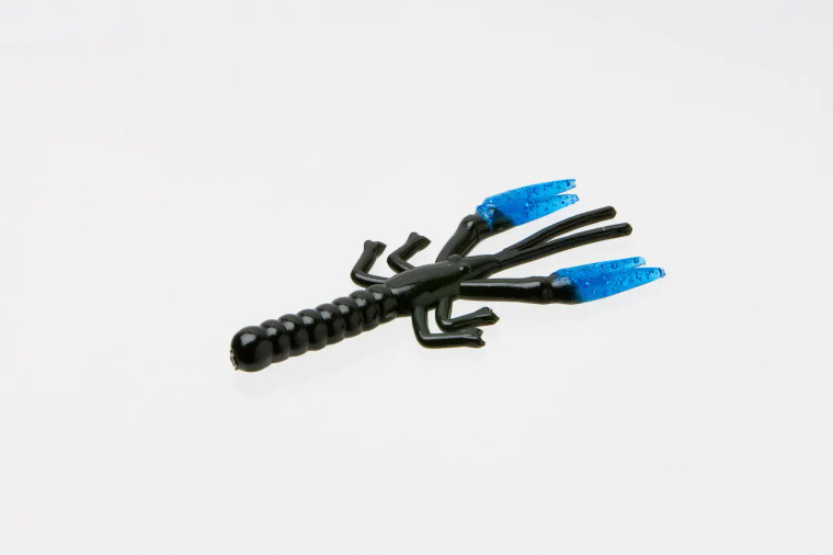 Zoom 3.25" Lil Critter Craw 12pk - Black / Blue