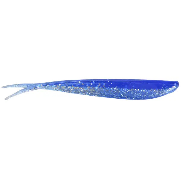 Zoom 4" Super Fluke Jr 10pk - Chrome Blue