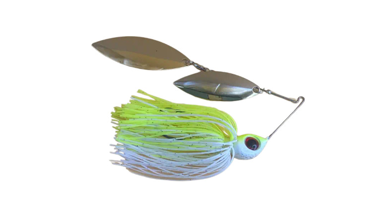 Head Hunter - Nasty 3/8oz Double Willow - Chartreuse White
