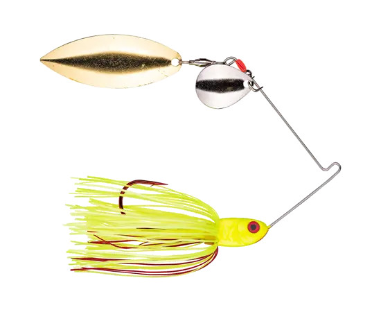 Strike King Bleeding Bait Spinner Bait 3/8oz - Bleeding Chartreuse