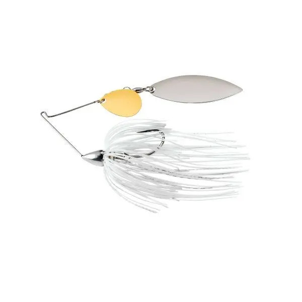 War Eagle Nickel Frame Tandem Willow 3/8oz Spinnerbait White Silver