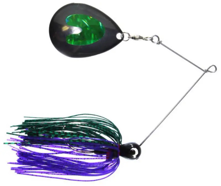 Jewel Lazer Jolt 3/4oz Spinnerbait - Junebug