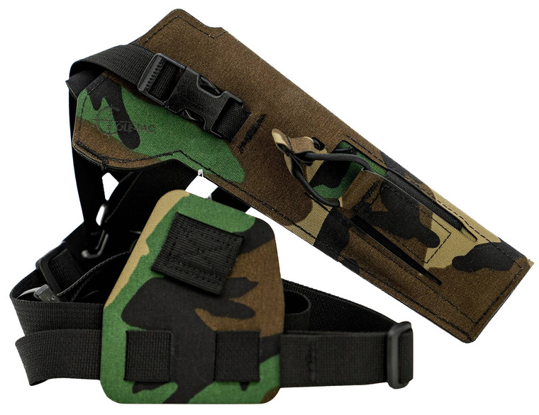 Coletac VW206 Varmint Wrangler Pistol Holder Chest M81 Woodland Left Hand