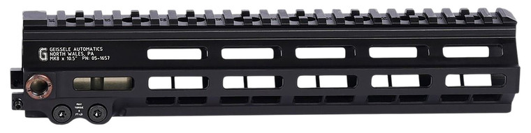 Geissele Automatics 051657B Super Modular Rail MK8 Black Aluminum 10.50 Long