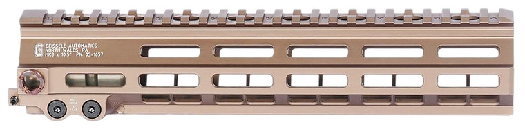Geissele Automatics 051657S Super Modular Rail MK8 DDC Aluminum 10.50 Long