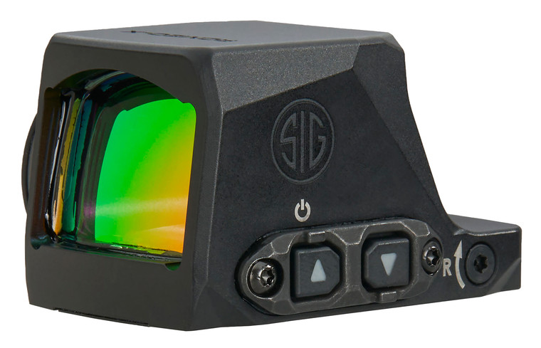 Sig Sauer ElectroOptics SORX1480 RomeoX Enclosed Compact Black 1x24mm 3MOA Green Dot Reticle RX Footprint Mount