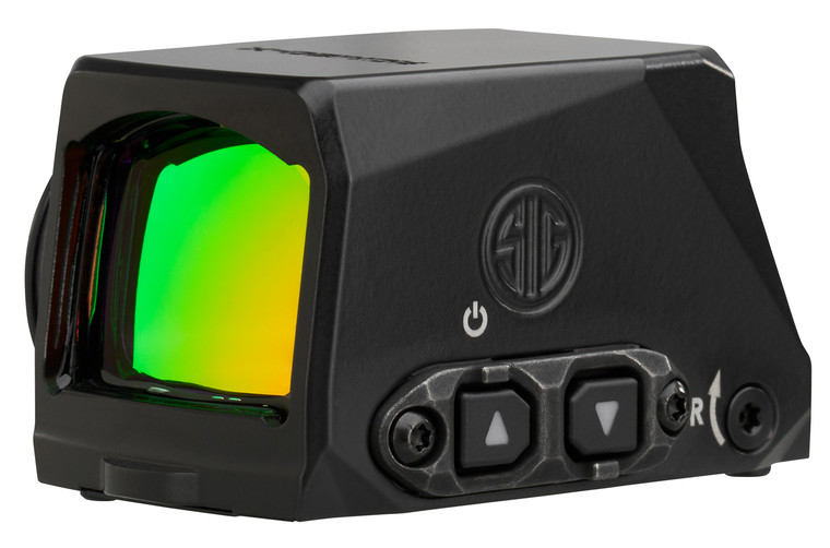 Sig Sauer ElectroOptics SORX1680 RomeoX SigLoc Compact Black 1x24mm 3MOA Green Dot Reticle RX Footprint Mount
