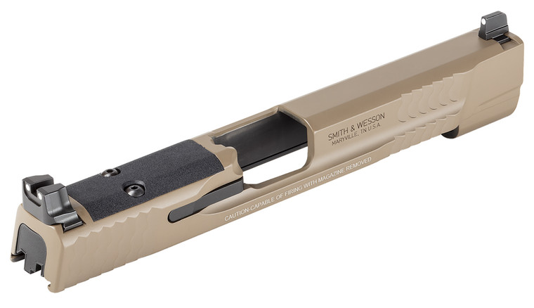 Smith  Wesson 14569 Slide Assembly  Optic Ready 9mm Flat Dark Earth