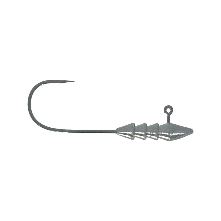 3Brothers H-Rig Jig Head - 1/8oz Unpainted 4pk