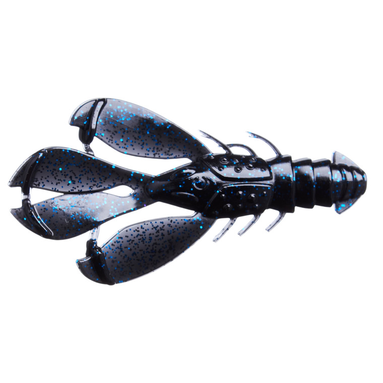 6th Sense Congo Craw - 3.8'' Black N Blue 6pk