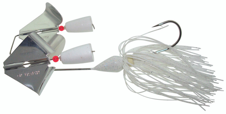 Accent Double Buzz Bait 1/2 - White