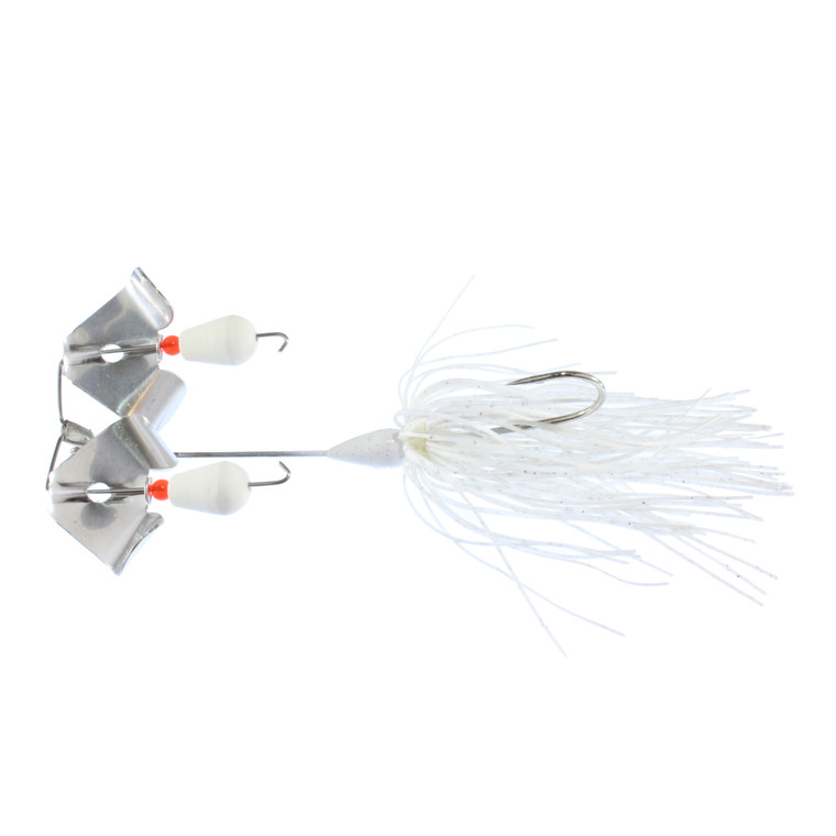 Accent Double Buzz Bait 1/4 - White
