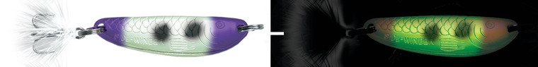 Acme Ice-Winder Flutter Spn - 1/8oz MG Purple Squirrel 1pk