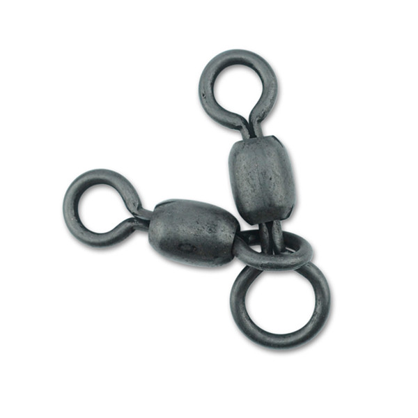AFW Brass Combo Crane Swivel - 225lb;#2/0 x #2/0 blk 6pc - FAR-476
