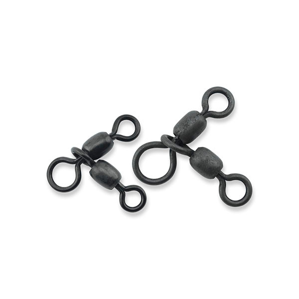 AFW Brass Combo Crane Swivel - 350lb;#4/0 x #4/0 blk 5pc - FAR-477