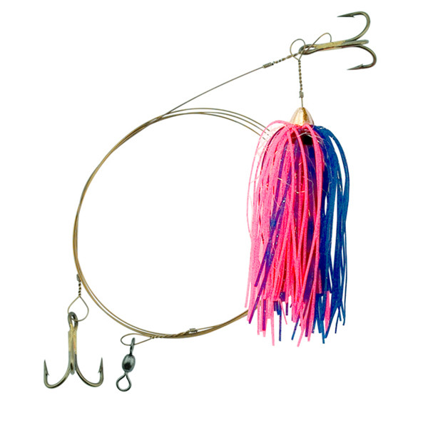 AFW King Buster Pro-Rig - Blue/Pink/Pearl Mylar Skirt