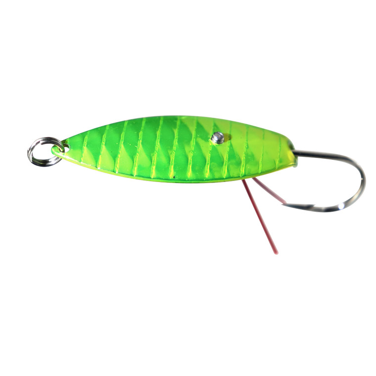 AquaDream Weedless Spoon - 3/8oz Chartreuse