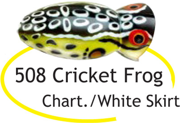 Arbogast Hula Popper - 5/8oz 2.25'' Cricket Frog