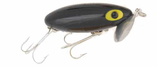 Arbogast Jitterbug - 3/8oz 2.5'' Black