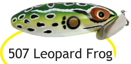 Arbogast Jitterbug - 5/8oz 3'' Leopard Frog