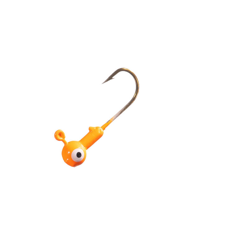 Arkie Double Eye Jig Head - 1/16oz Orange 10pk