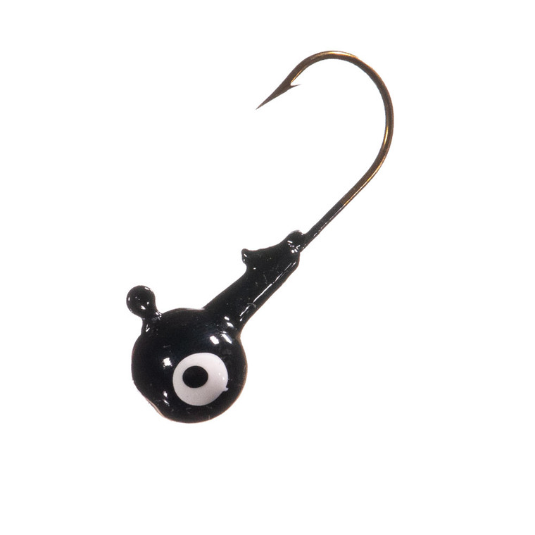 Arkie Double Eye Jig Head - 3/8oz Black 10pk