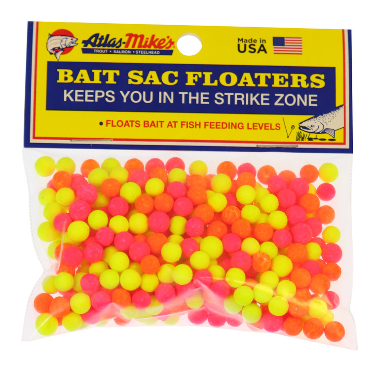 Atlas Mikes Bait Sac Floater - Assorted 300pk