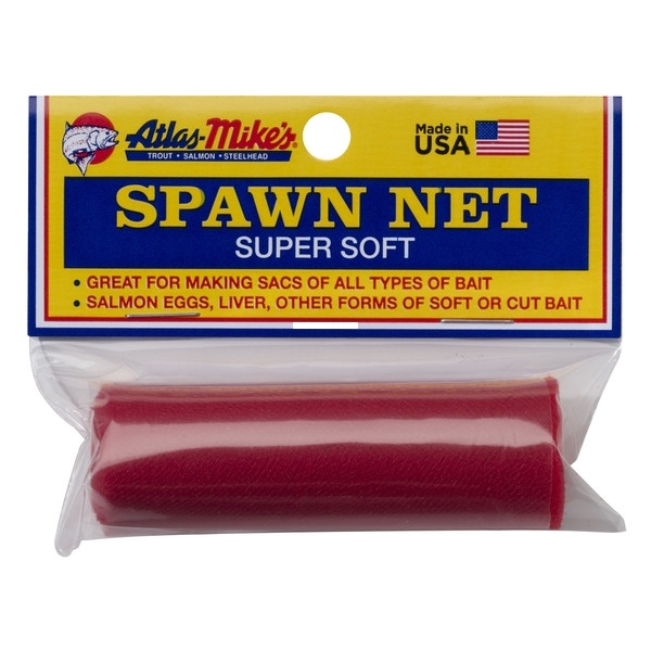 Atlas Mikes Spawn Net Rolls - 4''x16' Red 1/Bag
