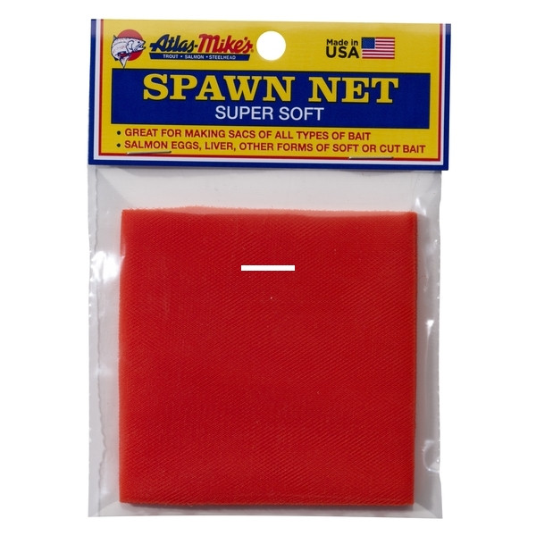 Atlas Mikes Spawn Net Square - 4''x4'' Orange 50pk