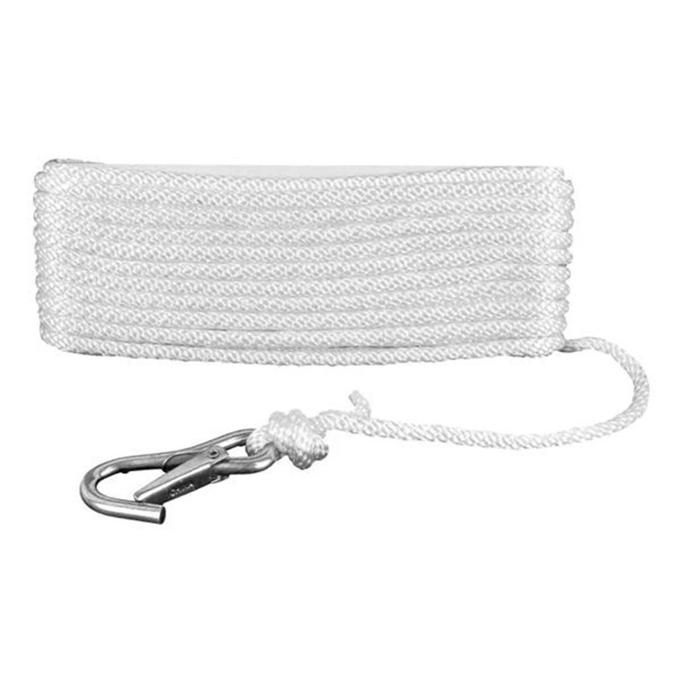 Attwood B Anchor Line - 3/8 x 50' White