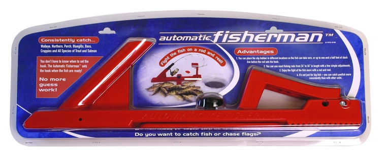 Automatic Ice Fisherman Base - Red