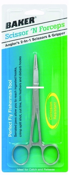 Baker Scissor/Forcep - 6.5'' Stainless Steel