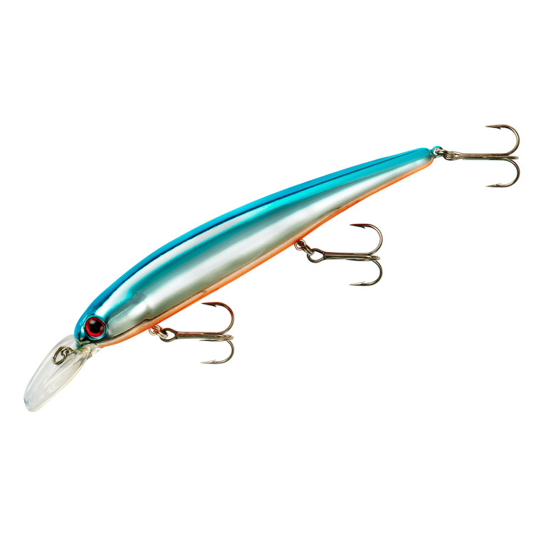 Bandit Walleye Shallow - 4.75'' Chrome Blue Back