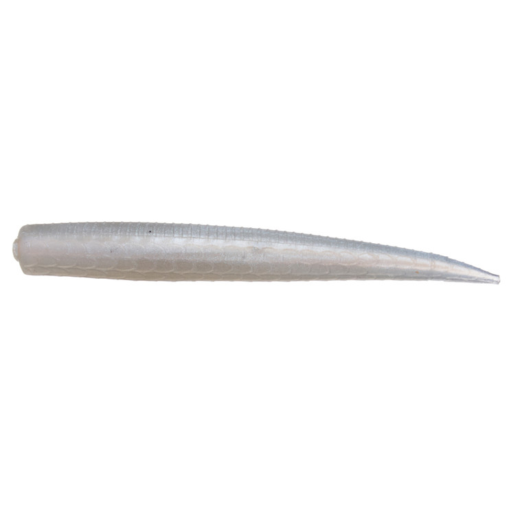 Bass Assassin Lit'l P&V - 3.5'' Pearl 10pk