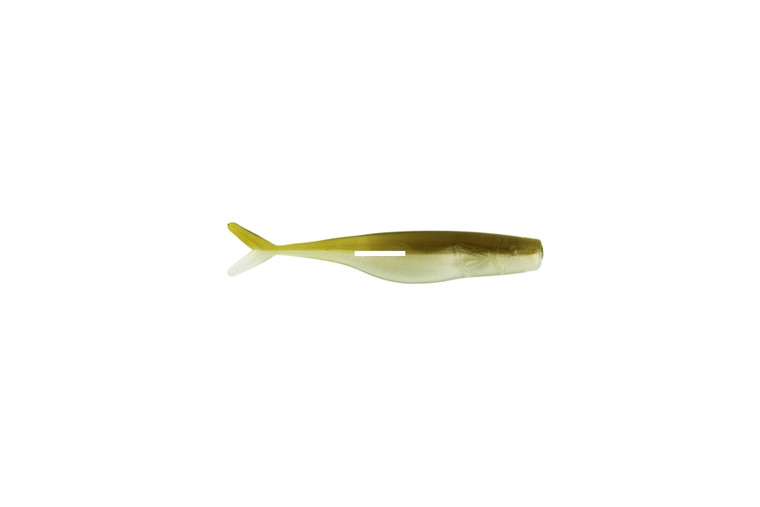 Bass Assassin SplitTail Shad - 5'' Shiner 10pk