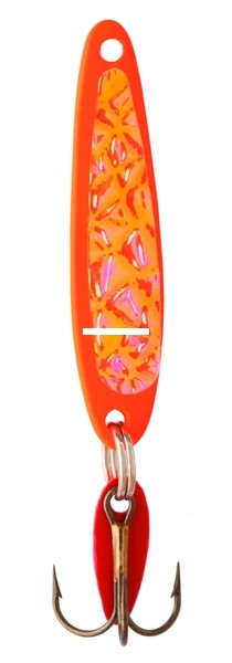 Bay de Noc Swedish Pimple - 1/3oz 1.875'' Orange Ice
