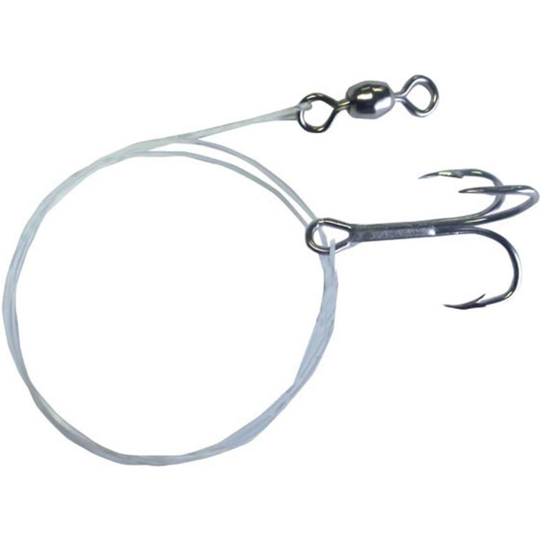 BeaverDam Fluoro Leader - 15'' - #4 - 50 lb
