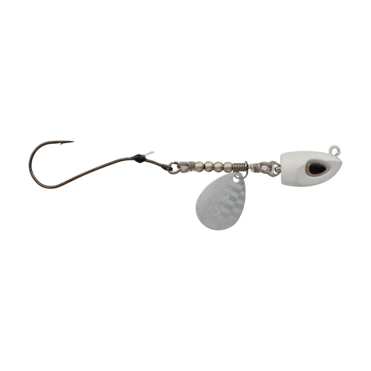 Berkley Bladed Rawler Jig - 3/8oz Pearl White 1pk - BJGBRJ3/8-PW