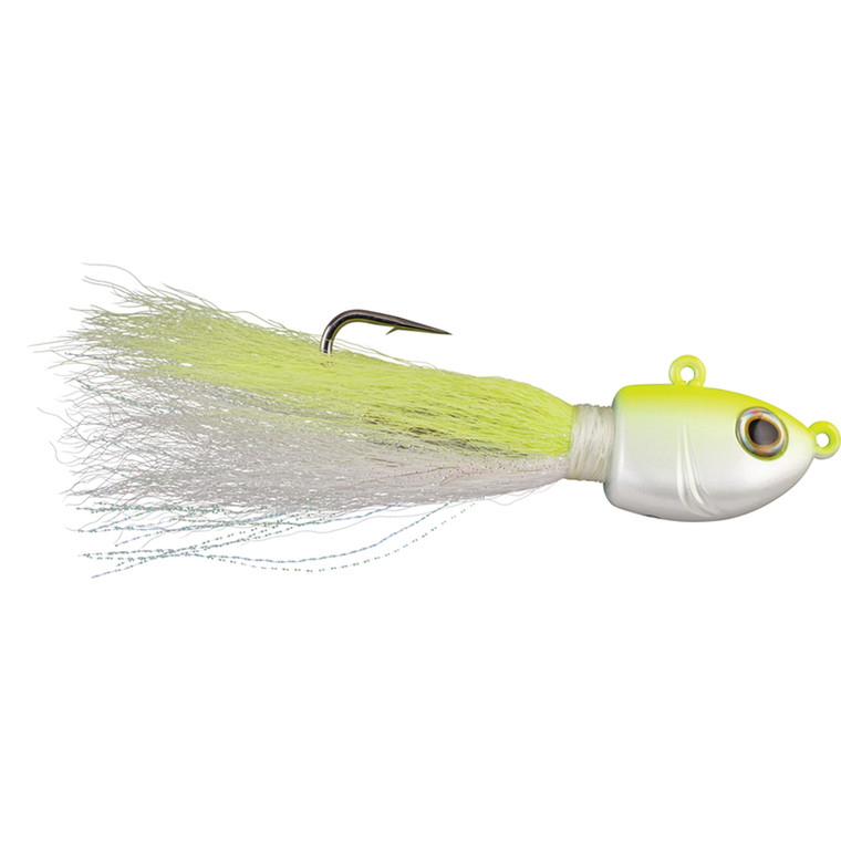Berkley F19 Bucktail Jig - 4oz White Chartreuse 1pk