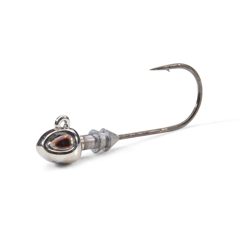 Berkley F19 Hybrid Jighead - 1/16oz #1 Chrome 4pk