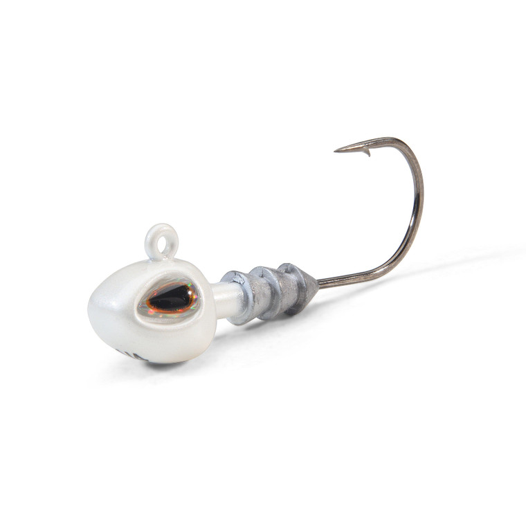 Berkley F19 Hybrid Jighead - 1/4oz 2/0 Pearl White 4pk