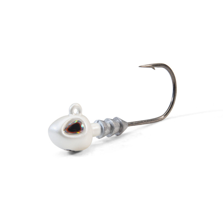 Berkley F19 Hybrid Jighead - 1/8oz 1/0 Pearl White 4pk