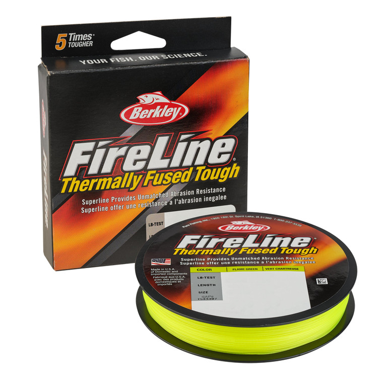Berkley FireLine - 125 yd Flame Green 10 lb