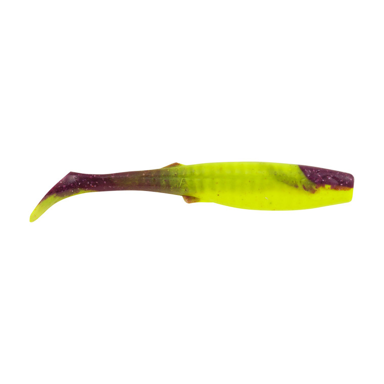 Berkley Gulp Paddleshad - 4'' Purple Tiger 4pk