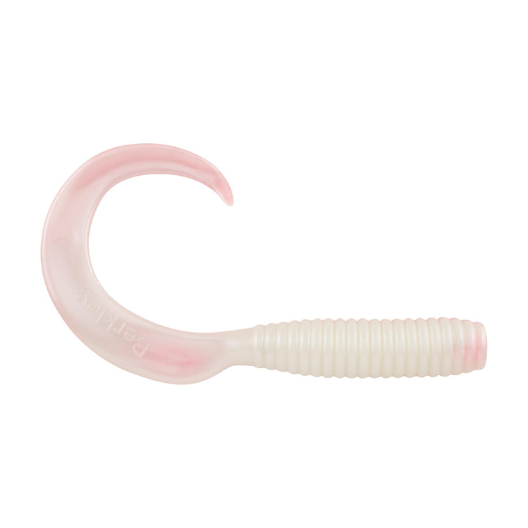 Berkley Gulp Saltwater Grub - 4'' Pink Shine 8pk