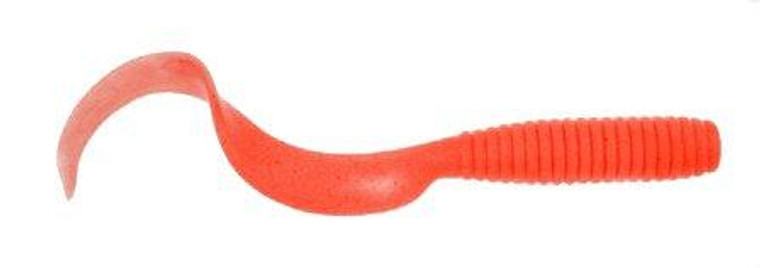 Berkley Gulp Saltwater Grub - 4'' Salmon Red 8pk