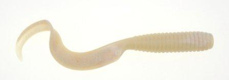Berkley Gulp Saltwater Grub - 5'' White Glow 4pk