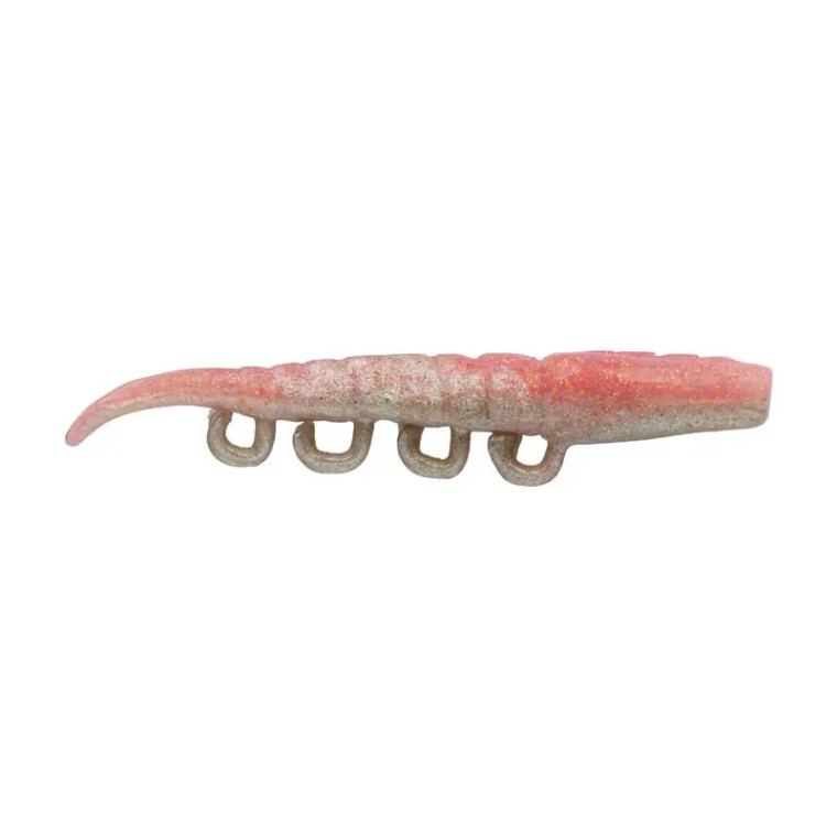Berkley Gulp SW Turbo Shrimp - 3'' Flamingo Chrome - GSTS3-FLAMC