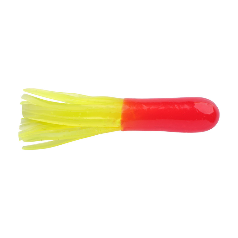 Berkley PB Atomic Tubes - 1.25'' Red Chartreuse 20pk