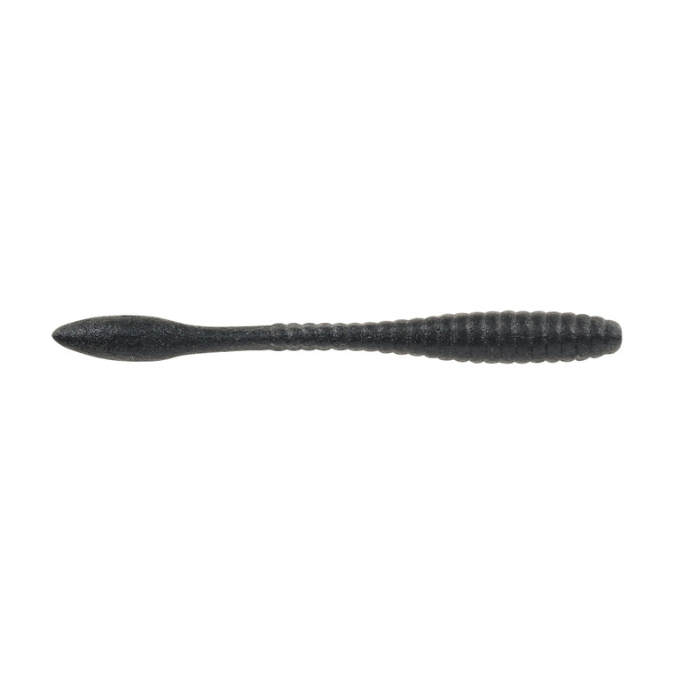 Berkley PB MxSc Flat Worm - 4.5'' Black 8pk